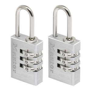 Master Lock Combination Padlock 20 mm, 2-pack