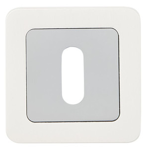 Metalbud Door Escutcheon, satin silver