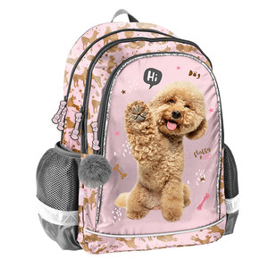 School Backpack 28x38x15 Puppy