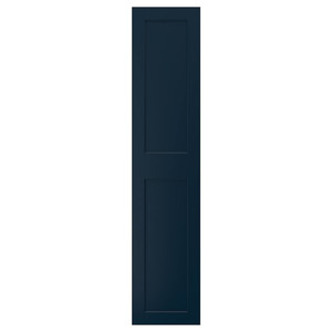 GRIMO Door with hinges, dark blue, 50x229 cm