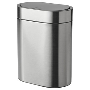 BROGRUND Touch top trash can, stainless steel, 4 l