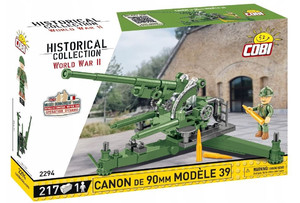 Cobi Blocks Canon de 90 mm Modele 1939 217pcs 7+