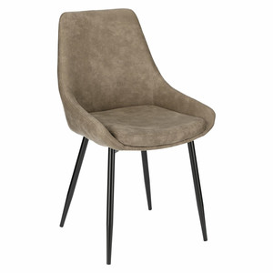 Upholstered Chair Floyd, brown