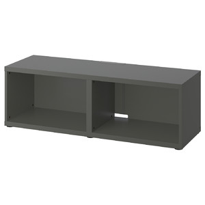 BESTÅ TV bench, dark grey, 120x40x38 cm