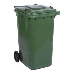 Waste Bin with Wheels Wheelie 240L, green