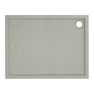 Acrylic Shower Tray Alta 80 x 120 x 4.5 cm, concrete