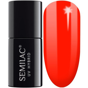 SEMILAC UV Gel Polish 567 Neon Red Orange 7ml