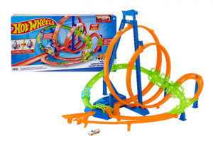 Hot Wheels Track Set With 5 Crash Zones HNL97 5+