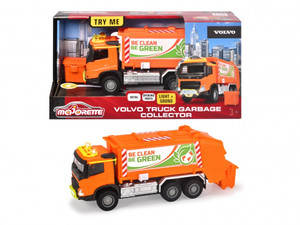 Majorette Volvo Truck Garbage Collector 3+