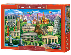 Castorland Jigsaw Puzzle Famous Landmarks 1000pcs