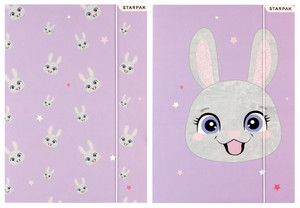 Document File Folder with Elastic Band A4 10pcs Rabbit