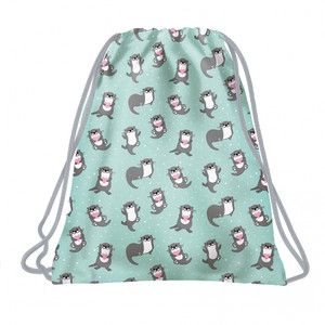 Drawstring Bag School Shoes/Clothes Bag Otters