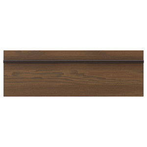 STENSTA Drawer front, dark brown ash veneer, 60x20 cm