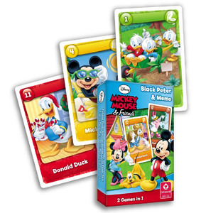 Cartamundi Card Game Black Peter & Memo Mickey 3+
