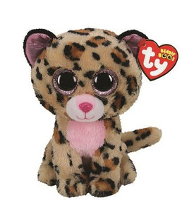 Plush Toy Leopard Livvie 24cm, brown-pink, 0+