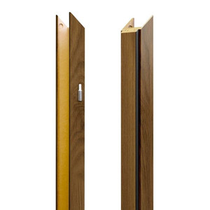 Adjustable Door Frame Jamb 100-140 mm, left, premium walnut