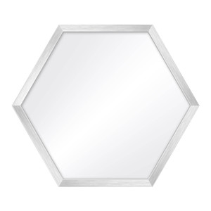 Hexagon Mirror 35x40 cm, silver