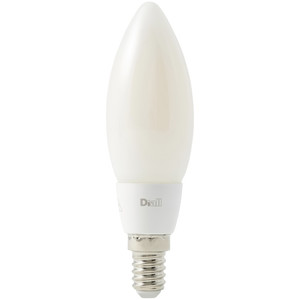 Diall LED Bulb C35 E14 650lm 2700K