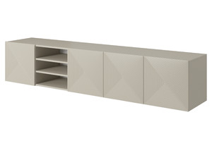 Wall-Mounted TV Cabinet Asha 200cm, cashmere