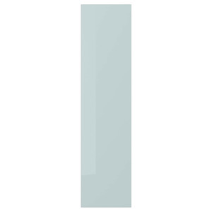 KALLARP Door, high-gloss light grey-blue, 20x80 cm