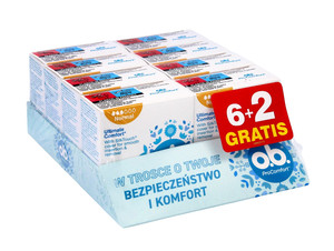 O.B.ProComfort Tampons Ultimate Normal 8-pack (6+2)