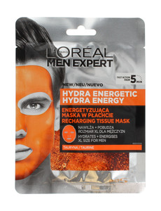 L'Oreal Men Expert Hydra Energetic Recharging Tissue Mask