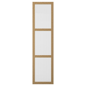 TONSTAD Door, oak/veneer glass, 50x195 cm