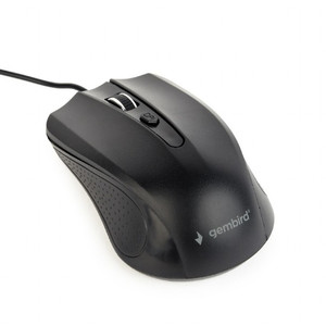 Gembird Optical Wired Mouse USB, black