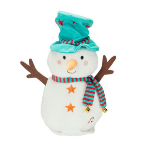 Christmas Snowman Light up & Moving Hat Jignle Bells, battery-operated