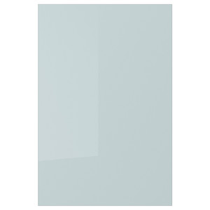 KALLARP Door, high-gloss light grey-blue, 40x60 cm