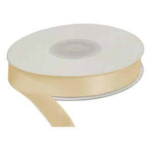 Satin Ribbon 12mm/25m, light beige