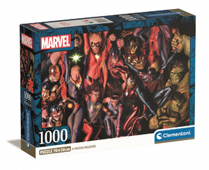 Clementoni Jigsaw Puzzle Compact Marvel The Avengers 1000pcs 10+