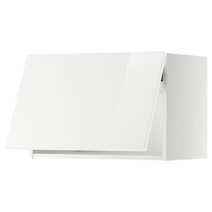 METOD Wall cabinet horizontal w push-open, white/Ringhult white, 60x40 cm