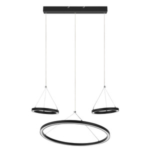 GoodHome Pendant Lamp LED Taphao, matt black