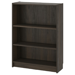 BILLY Bookcase, dark brown oak effect, 80x28x106 cm