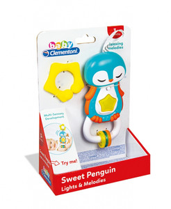 Clementoni Baby Rattle Sweet Penguin 3m+