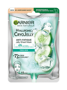 Garnier Skin Naturals Anti-Fatigue Jelly Sheet Mask Hyaluronic Cryo Jelly 27g