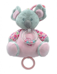 Tulilo Musical Soft Toy Koala 18cm, pink, 0+