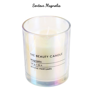 Scented Candle in Glass The Beauty Candle Magnolia