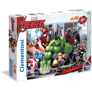 Clementoni Children's Puzzle Maxi The Avengers 104pcs 3+