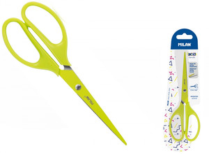 Milan School Scissors Acid 17cm, yellow