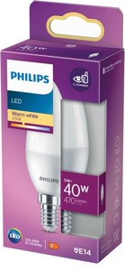 Philips LED Bulb B35 E14 470 lm 2700 K