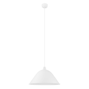 GoodHome Pendant Lamp Calume E27 48cm, white