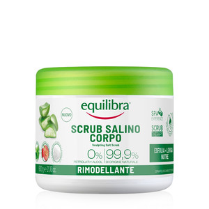 Equilibra Aloe Modelling Salt Body Scrub 99.9% Natural 600g