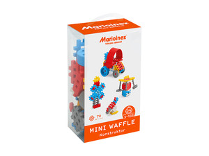 Marioinex Mini Waffle Blocks Set Constructor Medium Blue 70pcs 3+