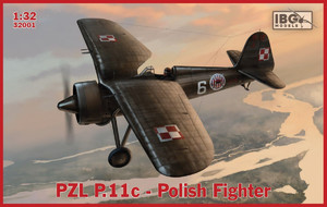 Ibg Plastic Model Kit PZL P.11c Polish Fighter 6+