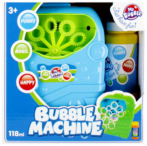 Bubble Machine + 118ml Liquid 3+