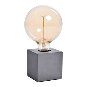 GoodHome Table Lamp Qausuit Beto E27, square