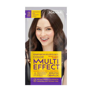 Joanna Multi Effect Color Keratin Complex Instant Color Shampoo no. 12 Chocolate Brown 35g