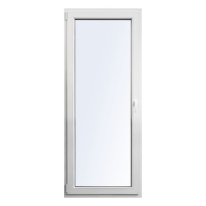 Tilt and Turn Window PVC Triple-Pane 865 x 2095 mm, left, white